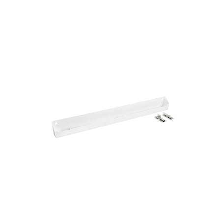 Rev-A-Shelf Polystyrene, White, 30.44 in W, 3.81 in H, 2.13 in D, 2.13 in L, White LD-6591-30-11-1